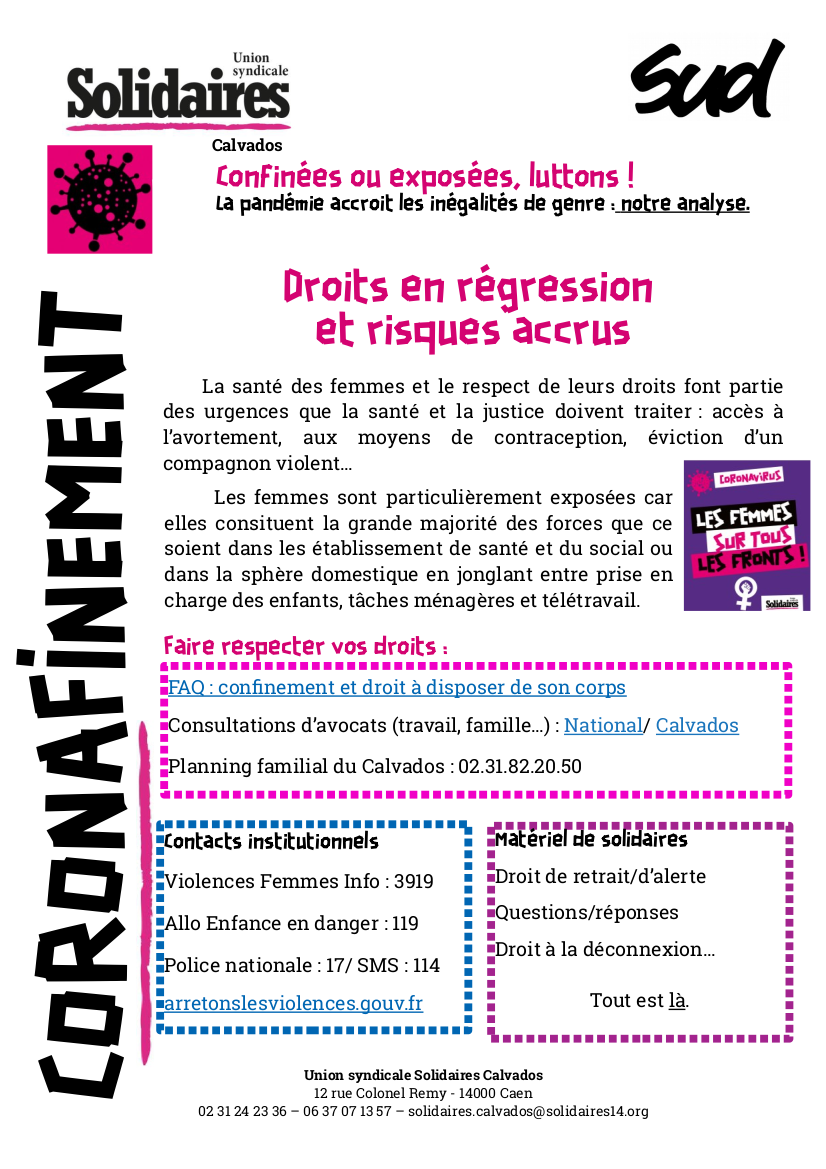 tract corona femmes - outils - mars 2020
