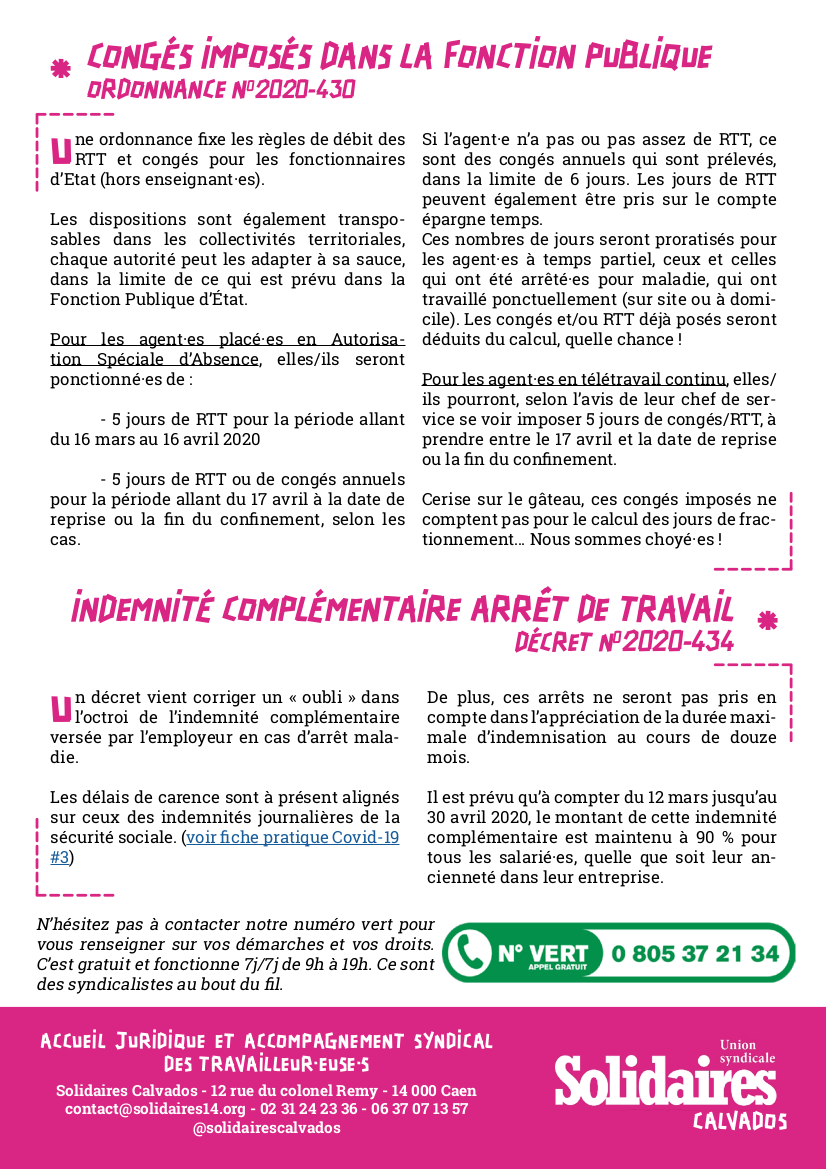 Bulletin Juridique #10 de Solidaires Calvados