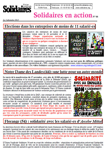 Solidaires en action n°86