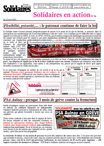 Solidaires en action n°94