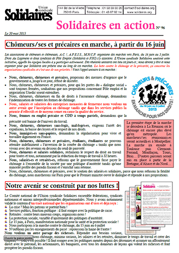 Solidaires en action n°96