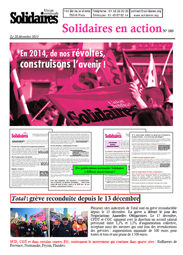 Solidaires en action n°103
